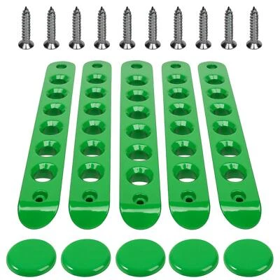 Cubierta de manija de agarre de puerta de 5 piezas + moldura de perillas de botón pulsador para Jeep Wrangler JK 07-18 Foto 1 de 4