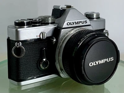 Olympus OM-1 MD 35mm SLR Film Camera &  Olympus ZUIKO  50mm f1.8 Lens- TESTED362 - Image 1 of 4