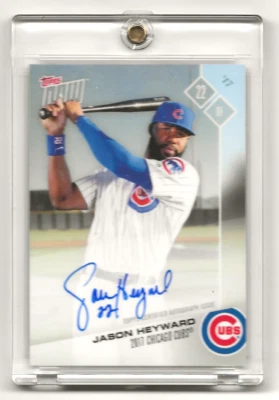 2017 Topps Now #OD-308A Jason Heyward (Opening Day Auto) Cubs - Image 1 of 2