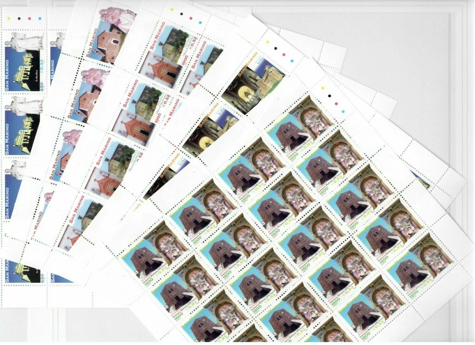 S32897 San Marino 2000 MNH Montefeltro Architecture 4v Mini Sheet - Image 1 of 1