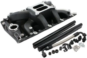 Aeroflow AF6210-4003 Black Air Gap Intake Manifold kit For Holden 304 V8 EFI - Picture 1 of 7