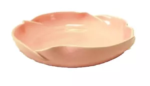Vintage fatto a mano Caliente rosa Haldeman arte ceramica petali ciotola succulenta #208 9 3/4" - Foto 1 di 12