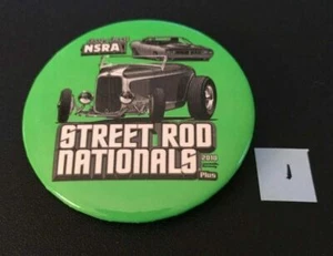 2010 Street Rod Nationals Plus Button Pin - 41st Annual - NSRA - Louisville, KY - Picture 1 of 9