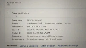 Lenovo Yoga C740-14IML 81TC i7-10510U 1,8Ghz Mainboard 8GB Ram 5B20S42834 X1 - Bild 1 von 4
