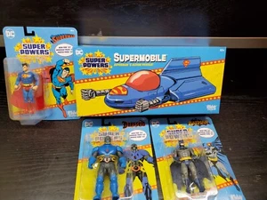 DC Super Powers Superman Batman Darkseid Supermobile Batwing McFarlane Figures  - Picture 1 of 13