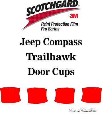 3M Scotchgard Paint Protection Pro Series 2022 2023 2024 Jeep Compass Trailhawk - Image 1 of 3
