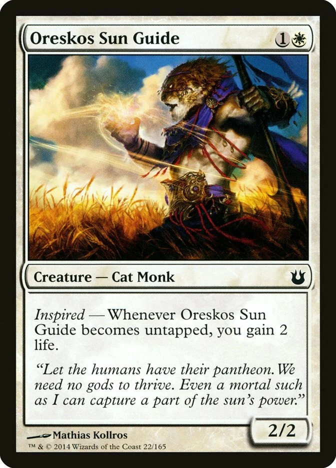 4 Oreskos Sun Guide 4x x4 - NM/LP - Born of the Gods - SPARROW MAGIC - Image 1 of 1