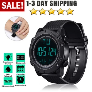 Reloj Pulsera Digital Deportivo Militar Táctico Retroiluminación LED Hombre Impermeable - Imagen 1 de 9