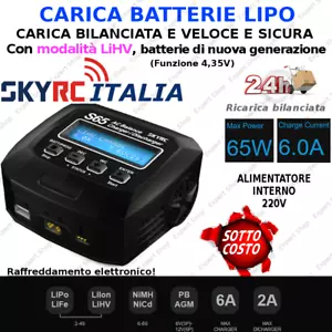 SKYRC IMAX CARICABATTERIE LIPO LiHV PRO BATTERIE DRONE LITIO carica bilanciata - Bild 1 von 6