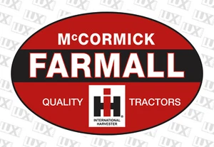 Calcomanía Farmall McCormick International Harvester reproducción vintage - Imagen 1 de 1