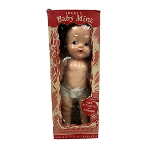 Vintage 50er Jahre Ideal Baby Mine Puppe mit Originalkarton - Bild 1 von 12