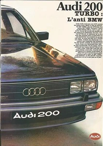 Essai Article Press Reportage Audi 200 Turbo Year 1982 8 Pages - Picture 1 of 1