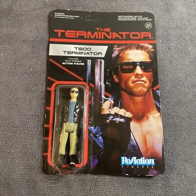 The Terminator T800 3.75" Reaction Figure Funko Arnold Science Fiction Unpunched - Image 1 of 3