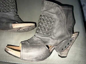 Rockige Sandalen / Sandaletten AIRSTEP A.S.98 Gr. 42 Plateau Nieten Peep Toes - Bild 1 von 13