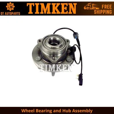 Conjunto de cojinete de rueda y buje delantero Timken para GMC Sierra 1500 2014-2018 4x4 Foto 1 de 4