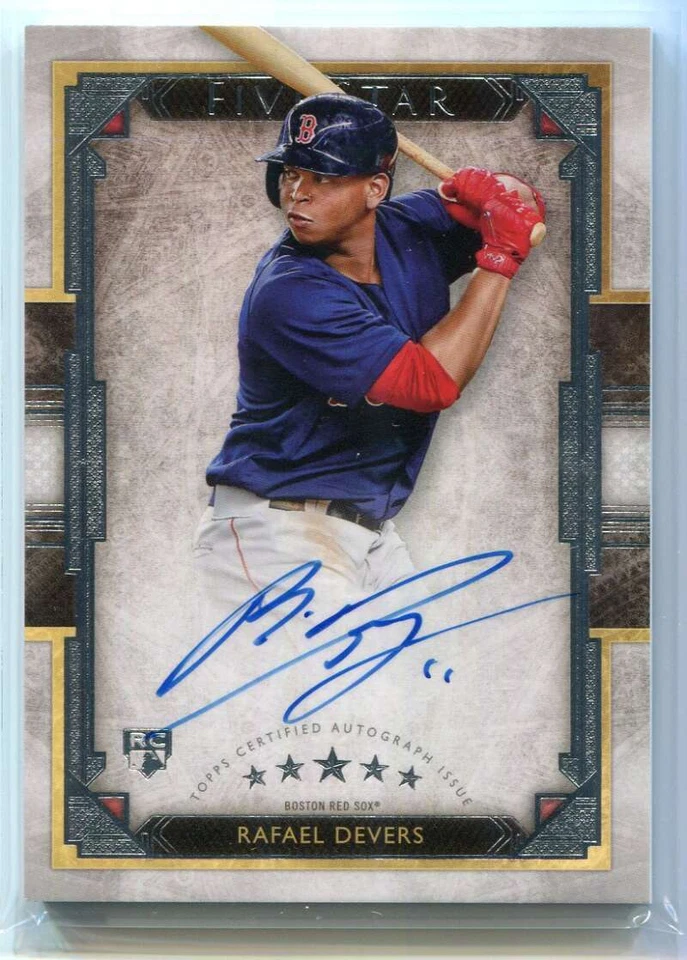 2018 Topps Five Star Autographs FSARD Rafael Devers Rookie Auto - Image 1 of 1