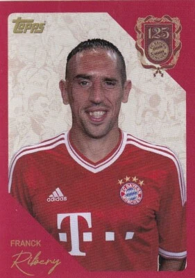 Topps 125 Years Bayern Munich Sticker No. 120 Franck Ribery