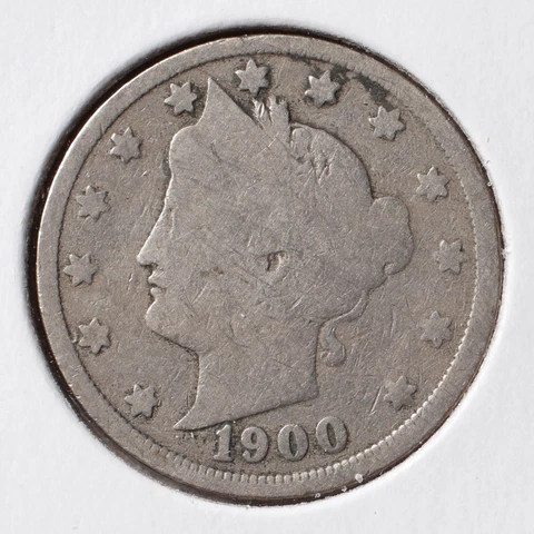 1900  5C Liberty Nickel - G  (actual coin pictured) Cover