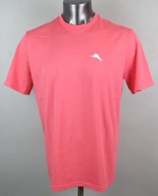 Camiseta Para Hombres Tommy Bahama Talla S Nueva Live The Island Life Nueva Rosa Foto 1 de 4