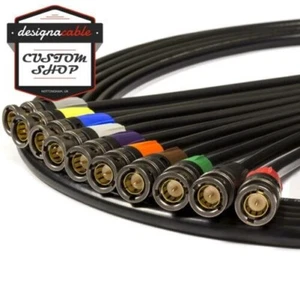 Van Damme 4K UHD 1080p & 2160p 6G Solid Video Coax Cable. Neutrik BNC - Picture 1 of 12