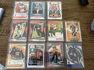 11 Card Lot Football Lot ROOKIES STARS Fields Rookie, Numbered Autos, Patch - Picture 1 of 2