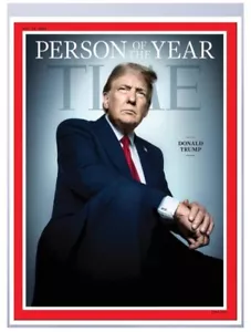 DONALD TRUMP TIME Magazine 2024 Person of the Year - Includes BCW Sleeve & Board - Picture 1 of 4