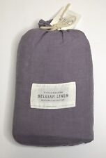 Restoration Hardware Belgian Linen Graphite Gray Twin Bedskirt Bed Skirt