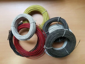 Rare Vintage Wire, mixed, for authentic renovation old radios and equipment, 3ft - Picture 1 of 27