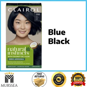 Clairol Natural Instincts Demi-Permanent Hair Dye Color Creme, 2BB Blue Black - Picture 1 of 13