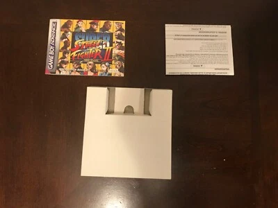 GBA Super Street Fighter II Turbo Revival English Import Box & Manual Only  - Image 1 of 4