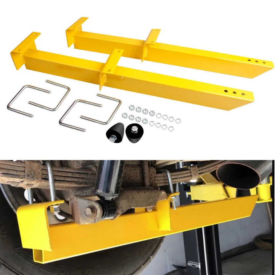 2pcs Universal Adjustable Traction Bars for Chevy Holden CHRYSLER Yellow 20475