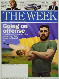 VOLODYMYR ZELENSKY / UKRAINE ON OFFENCE September 2022 THE WEEK Magazine - Picture 1 of 1