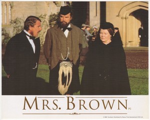 MRS. BROWN (1997) Judi Dench as Queen Victoria + Billy Connolly & David Westhead