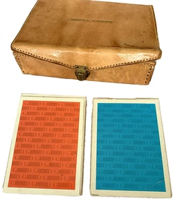 1964 Blue & Red Decks w-Case General Dynamics Astronautics Space Playing Cards - Bild 1 von 10
