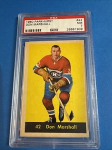Parkhurst Don Marshall Psa 7 1960  - Imagen 1 de 4