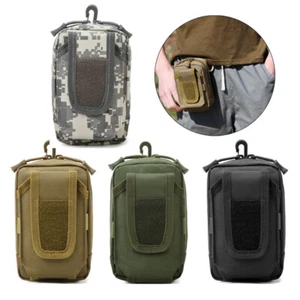 Tactical Molle Waist Belt Bag Cell Phone Pouch Outdoor Camping Hiking Fanny Pack - Picture 1 of 15