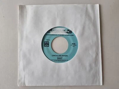The Sweet/ Quicksilver Messenger Service - Love is like oxygen/ Fresh air 7'' US - Image 1 of 4