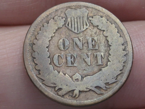 1871 Indian Head Cent Penny- Bold N, Good Details Cover