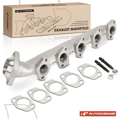 Right Exhaust Manifold w/ Gasket for Ford F250 F350 F450 F550 Super Duty 2000-04 - Image 1 of 4