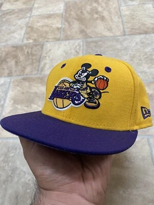 Gorra ajustada Disney Mickey x Los Angeles LAKERS x New Era 2010 muestra 6-1/2 niños Foto 1 de 4