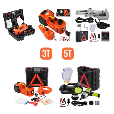 VEVOR Electric Hydraulic Floor Jack Car Lift 3 Ton 5 Ton 12V DC Impact Wrench Foto 1 de 2