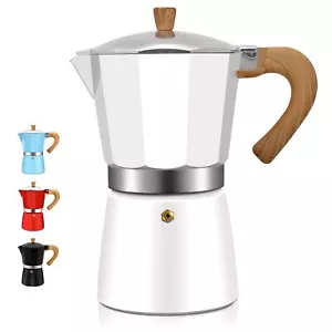3 Cup Aluminum Espresso Stovetop Coffeemaker Percolator Italian Coffee Maker ... - Picture 1 of 8