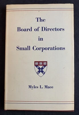 The Board of Directors in Small Corporations - Harvard University (1948) - Image 1 of 4