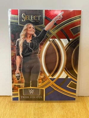Trish Stratus #128 2024 Panini Select WWE Premier Red and Blue Prizm - Image 1 of 2