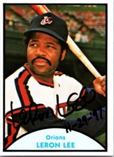 Leron Lee autographed Baseball Card (Lotte Orions, Japanese) 1979 TCMA #67