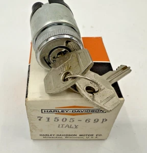 AERMACCHI HARLEY IGNITION SWITCH 71505-69P  X90, SHORSTER, 1969 Rapido & Leggero - Picture 1 of 2
