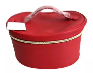 Macys Valigia treno grande in ecopelle rossa, toilette, da viaggio dimensioni: 9,5 x 7,5 x 5 - Foto 1 di 6
