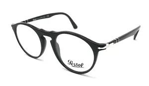OCCHIALI DA VISTA UOMO DONNA PERSOL PO 3201 - V 95 NERO TONDO CALIBRO 49 - Foto 1 di 5