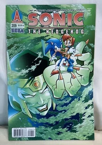 SONIC THE HEDGEHOG #209 APRIL 2010 Archie Comics NEW! Bagged & Boarded - Picture 1 of 2