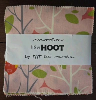 Momo Moda It's a Hoot fabric Charm Pack - Image 1 of 3